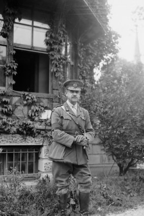 Major General John Monash in 1918.