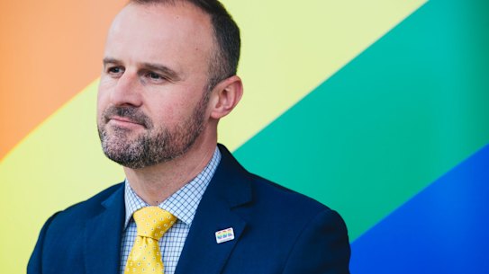ACT Chief Minister Andrew Barr.