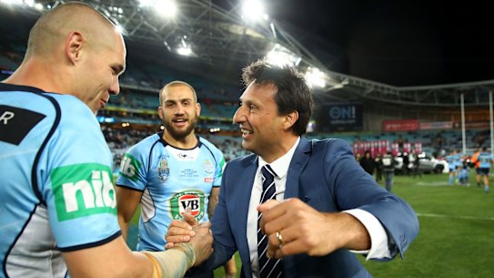 Blues coach Laurie Daley.
