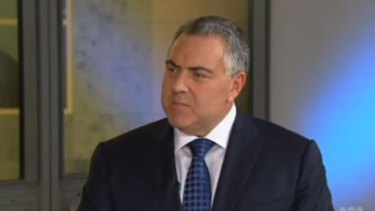 Treasurer Joe Hockey defended the government's budget on ABC's <i>7.30</i>, saying "there are no handouts" and that it will build a "stronger and more prosperous Australia".