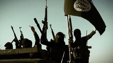 Image from an Islamic State video.