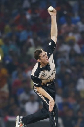 Man of the match: Mitchell Santner claimed 4-11.