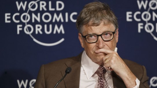 Bill Gates remains on top of the Forbes rich list with a fortune of around $US75 billion. 