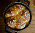 Go-to dish: Tipsy cake (brioche basted in brandy caramel with pineapple).