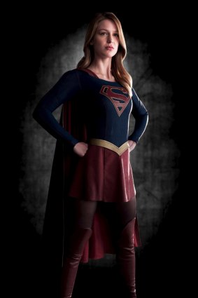 Coming to Foxtel: Melissa Benoist in <i>Supergirl</i>.