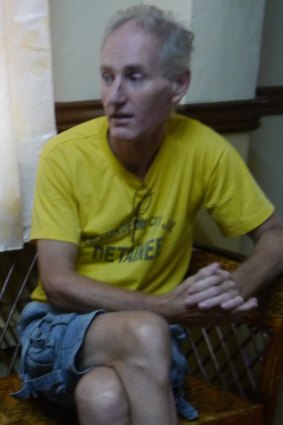 Peter Scully interviewed inside the warden's office at Cagayan de Oro Jail.