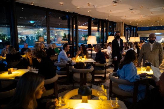 The luxury rooftop restaurant at Shell House opens today.