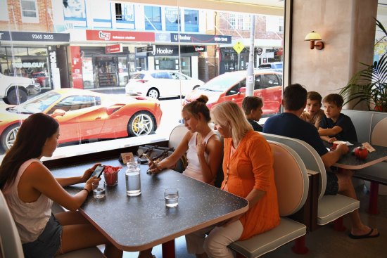 Sitting in a sunny cushioned booth in busy Bondi is ideal stuff.