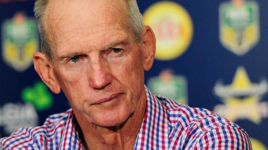 Under fire: Broncos coach Wayne Bennett.