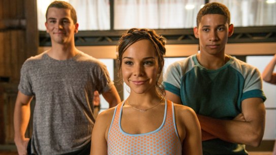 Reunion: (From left) Thomas Lacey, Dena Kaplan and Keiynan Lonsdale are back, and on the big screen, in <i>Dance Academy: The Movie</i>.