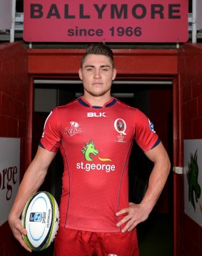 Better Red: Queensland recruit James O’Connor on Tuesday.
