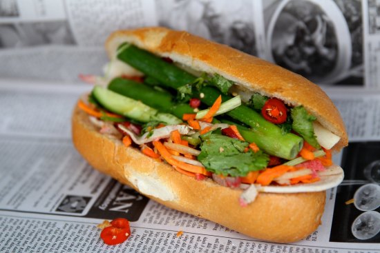 Crusty rolls, juicy fillings: A pork banh mi from Marrickville Pork Roll.