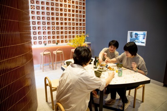 Retro Japanese coffee shops are one of the inspirations for Wan.