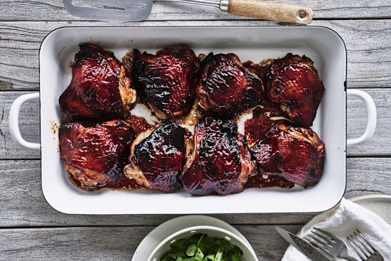 Rice malt and soy baked chicken.