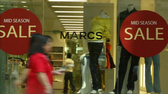 Marcs and David Lawrence collased last week.