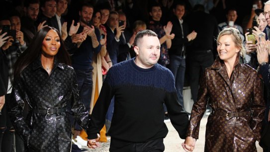 Kate Moss (and Naomi) join Kim Jones's LV curtain call