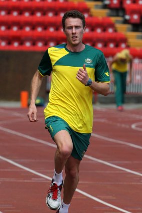 In the running: 800 meter runner Alex Rowe.