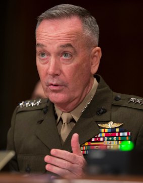US Joint Chiefs of Staff Chairman Joseph Dunford.