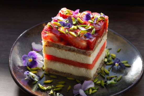 Black Star Pastry founder Christopher The's strawberry watermelon cake.