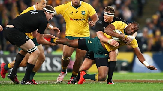 Tevita Kuridrani's handling errors in the opening Bledisloe Cup Test appear to have cost him his place in the side for this weekend's clash.