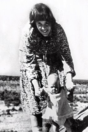 Lindy Chamberlain and her daughter Azaria.