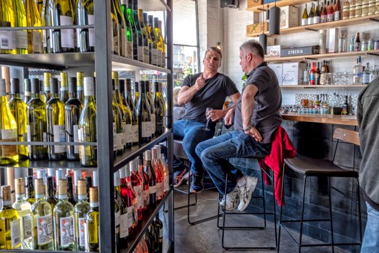 Straight shooter: Inside Luxsmith Bar in Seddon.