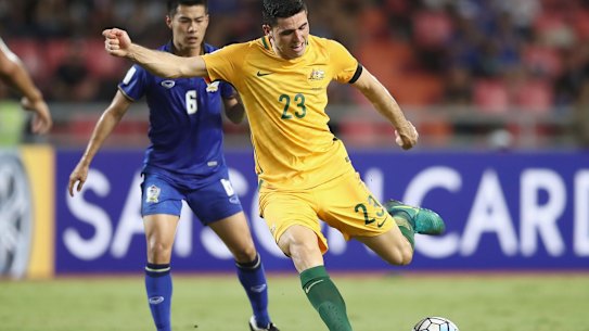 Canberra's Tom Rogic has been named in Ange Postecoglou's 30-man squad.