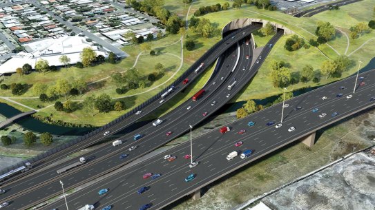 The Western Distributor project will cost $5.5 billion to build.