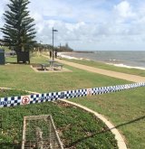 A body was discovered on the beach at Scarborough, north of Brisbane, on Tuesday morning.
