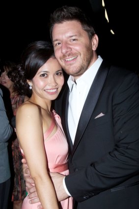 Manu and fiancee Clarissa Weerasena in 2011.
