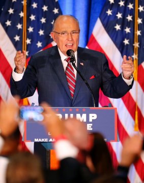 Former New York mayor Rudy Giuliani has been a strong Donald Trump supporter.