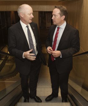 The strategy for Wesfarmers was hatched by Richard Goyder (left) and John Gilliam.