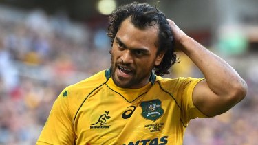 Troubled times: Karmichael Hunt has been arrested and charged with two counts of drug possession.