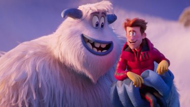 Smallfoot. Migo, voiced by Channing Tatum, and Percy, voiced by James Corden.