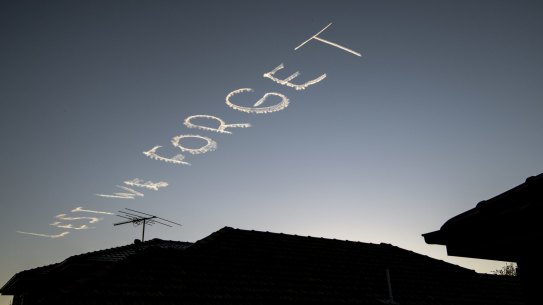Residents on their driveways to commemorate Anzac Day, Warraroong Street, Beverley Hills Anzac Day.  25th April 2020 