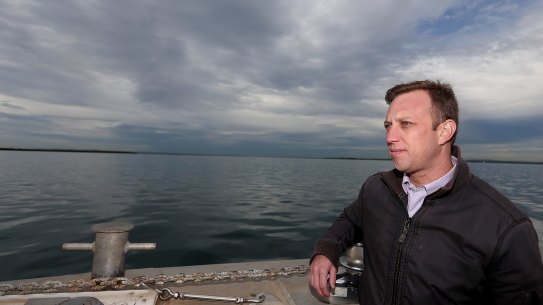 Environment Minister Steven Miles said residents should not fish or eat seafood from waterways near the Brisbane Airport until test results are back.