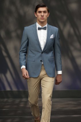 The Ben Sherman runway showcased many suited separate looks.