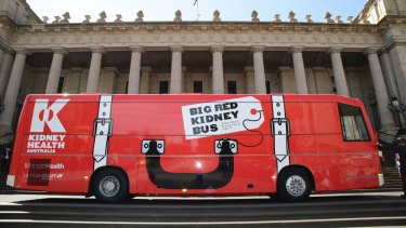 The Big Red Kidney Bus.
