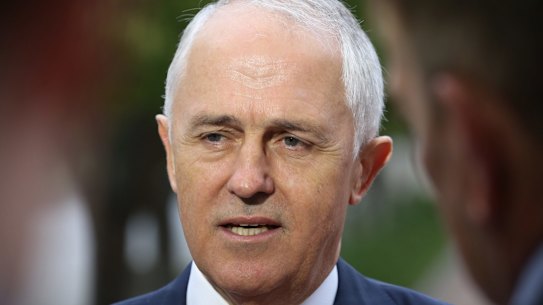 Prime Minister Malcolm Turnbull speaks to the media on arrival at Parliament House in Canberra ahead of a meeting with gas executives on Wednesday 15 March 2017. Photo: Andrew Meares