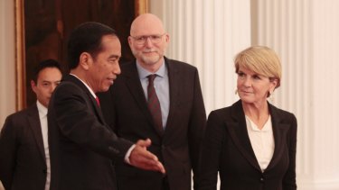 Australian Foreign Minister Julie Bishop meets Indonesia's President Joko Widodo this week.