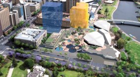 Walker Corporation has committed $600 million to revitalise the centre of Adelaide, including a new Festival Plaza featuring entertainment and commercial amenities.