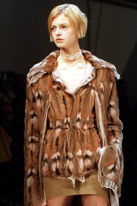Fendi collection for Fall/Winter 1999-2000, unveiled in Milan.
