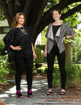 Janette Lenk and Alice Sutton will be part of new fashion event Bespoke, where visitors can buy clothing straight off the runway. 