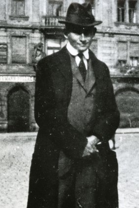 Franz Kafka in the city that now celebrates his tortured legacy.
