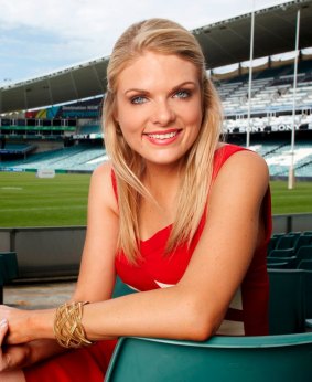 Channel Nine reporter and Footy Show panellist Erin Molan.