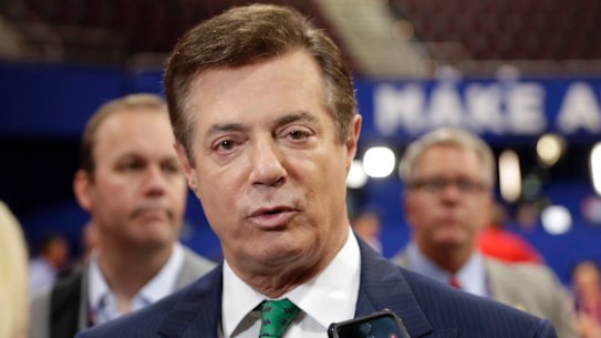 Former Trump campaign chairman Paul Manafort in 2016.