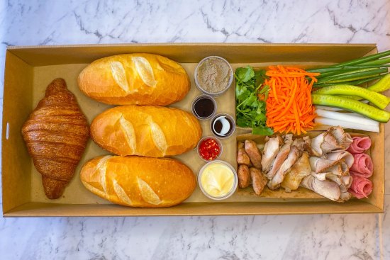 Made to travel: Lit Canteen's smart tailored banh mi box.