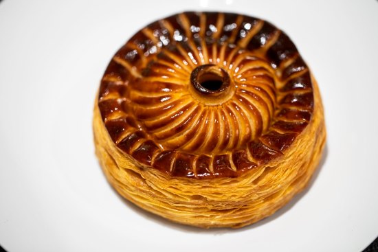 The star pithivier from LuMi's degustation menu is filled with wagyu brisket at Lode. 