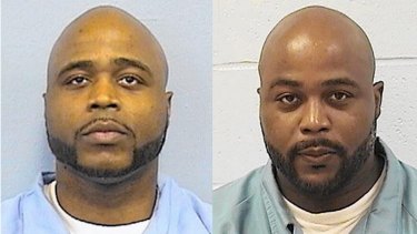 Karl Smith (left) and Kevin Dugar. Karl confessed to a 2003 murder of which his twin brother Kevin was convicted. 