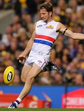 On target: Matthew Boyd's kicking has improved since he shifted to half-back.